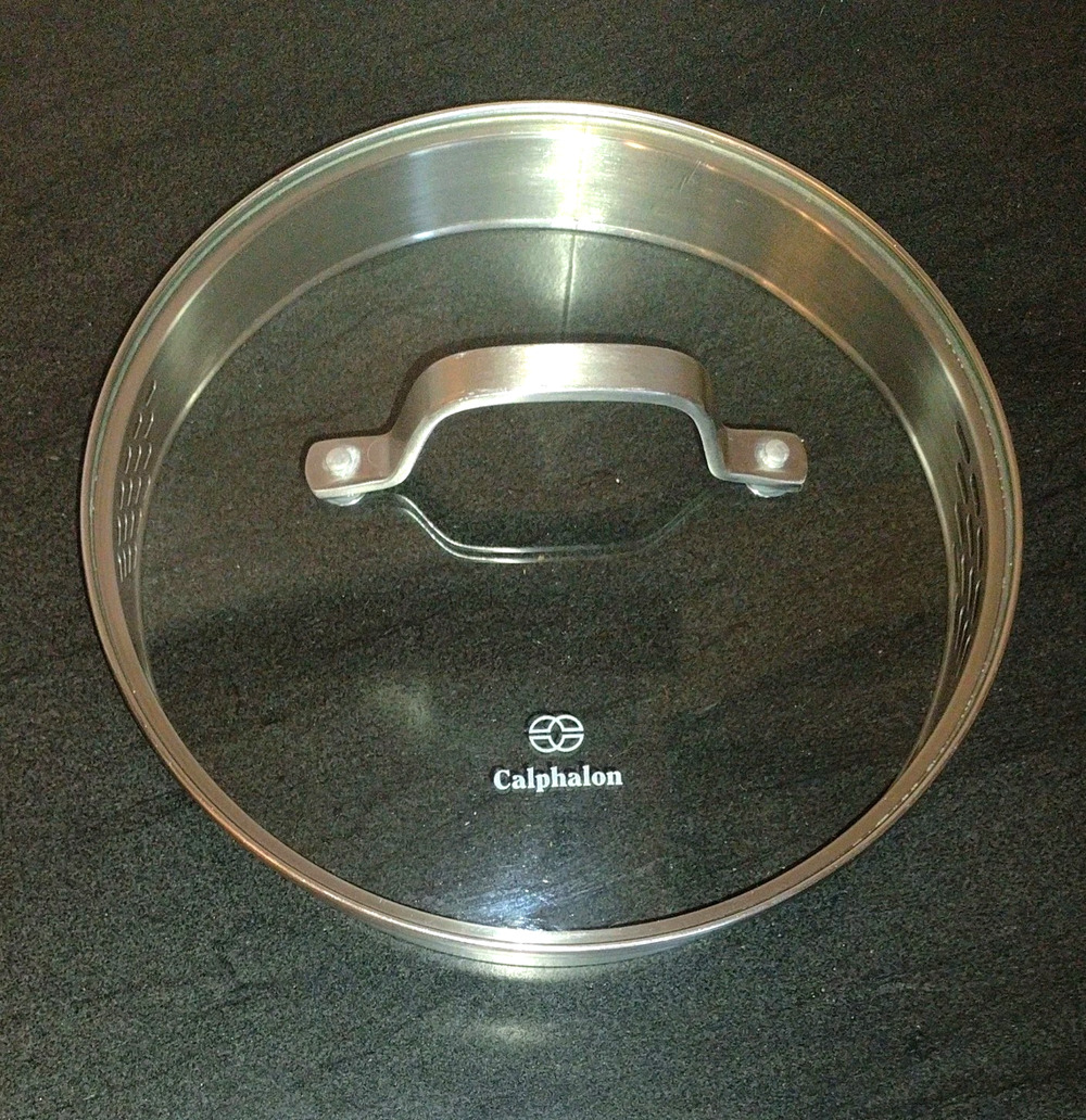 Calphalon Replacement Glass Strainer Lid For Pot/Pan 9 in Outside 8.5 in Inside